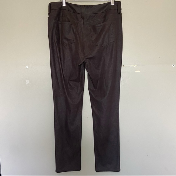NYDJ Brown Lift & Tuck Technology High-rise Leggings Size 10 - Picture 6 of 6